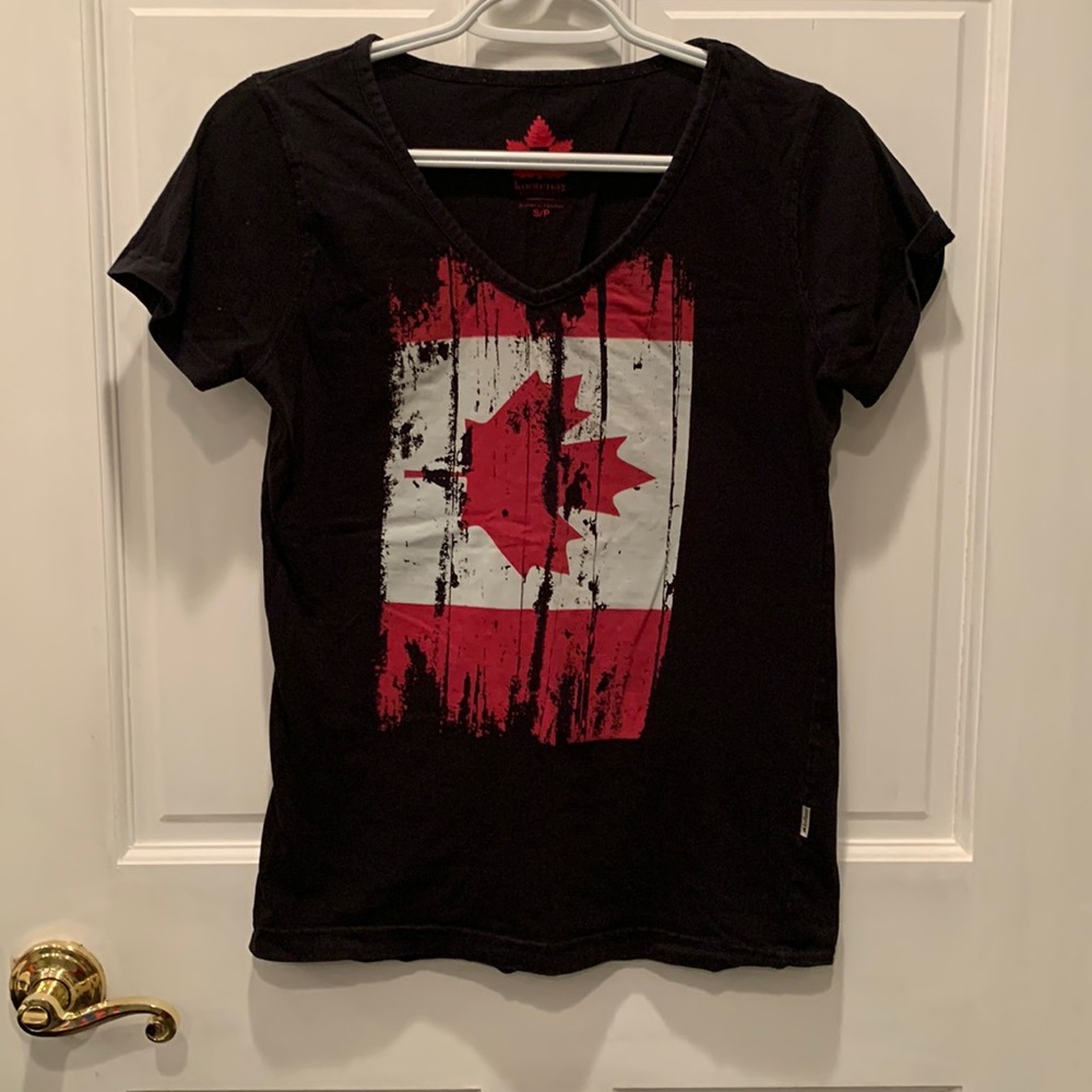 Kootenay Canadian Flag graphic tee S